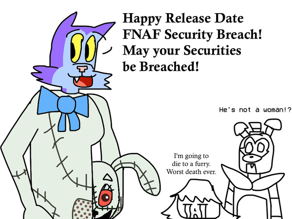 five nights at freddy's security breach scrape art by newtburghardt91 --  Fur Affinity [dot] net