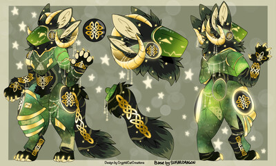 Protogen Adopt: Fae - Set Price (Closed) by CryptidCatCreations on