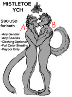 Mistletoe YCH OPEN - $90 (CLOSED)