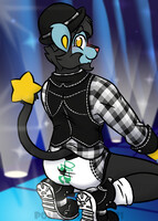 Kenneth the Fashionably Pants-less Luxio