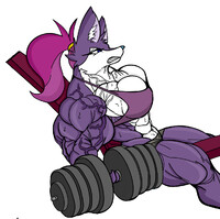 Angelina pumping iron recolored