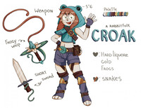 Ref sheet commission for Pocket-magic