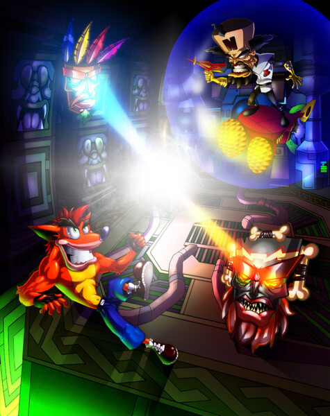 Aku Aku and Uka Uka  Crash Bandicoot N. Sane Trilogy 