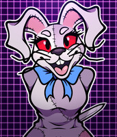 My first ever digital art of Glamrock Bonnie by Amanda_Da_Fennec_Fox -- Fur  Affinity [dot] net