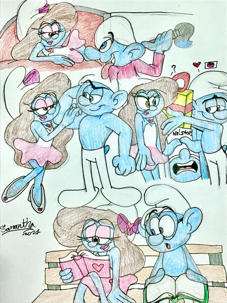 A New Smurf in Town Part 1 by MissCutieTastic -- Fur Affinity [dot] net