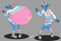 Christmas Gift - Tuct the Inflatable Goat Femboi