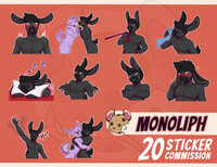 Monoliph sticker pack 2