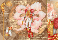 1 OPEN Winter Sun Kitsune adopt