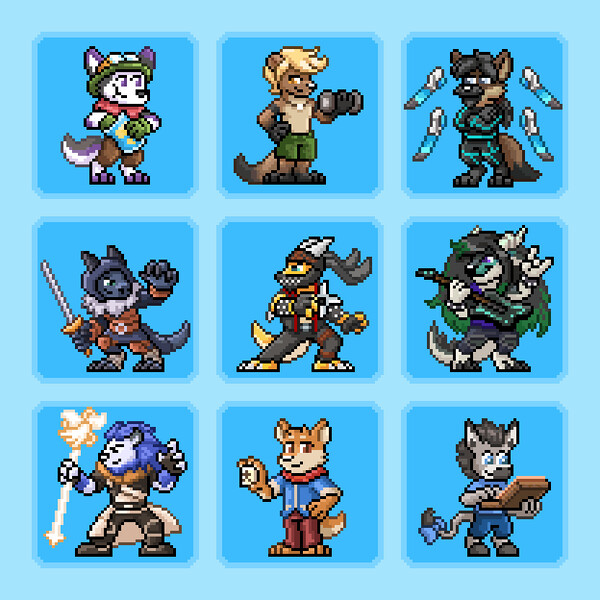 Retro Sprites Pack 21 by GabZero -- Fur Affinity [dot] net