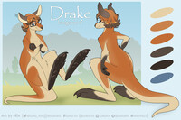 Drake the kangaroo ref sheet