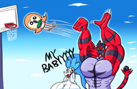 Family Moments: Blaze gettin DUNKS!!!!!
