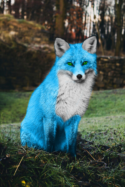 An Animal Hybrid of a Blue Jay and a Red Fox by Nini1965 on DeviantArt