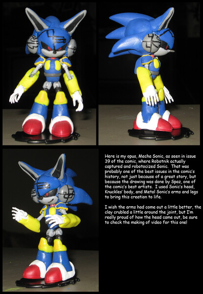 Mecha Sonic (Sonic) Custom Action Figure