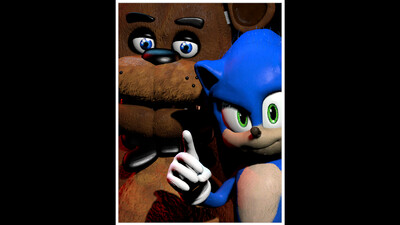 Majin Freddy and Sonic by dEEEEEES -- Fur Affinity [dot] net