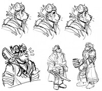 Hrothgar sketches