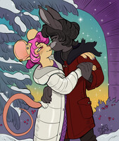 Winter kiss