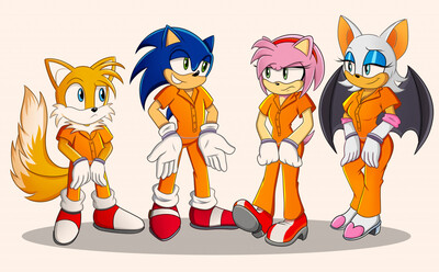 Sonic, Tails, and Knuckles at Sonic by Kitsuoi -- Fur Affinity