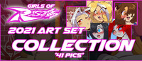 Girls of Rascals 2021 Art Set collection