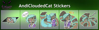AndiCloudedCat sticker pack