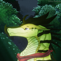 A hivewing dragon looking up