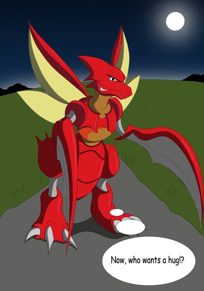 The rare Red Dragon Pokemon by Rygon -- Fur Affinity [dot] net