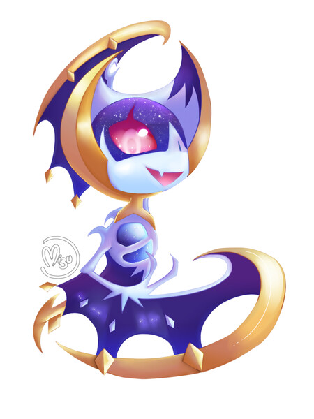 A Shiny Lunala? by JazzRune -- Fur Affinity [dot] net