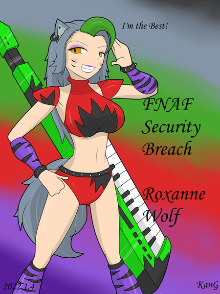 Fnaf SB Roxy Human SpeedPaint by vivigatoRosa on DeviantArt