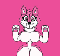 Inflatable Husky Girl