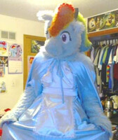 Alice in wonderland in dashy suit