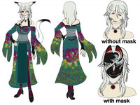 DOTA kitsune oc concept kisara