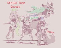 Party of 4 (gift doodles)