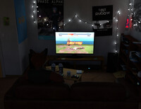the fox in his gaming nook