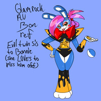 PSSR: Glamrock Bonnie by Queblock -- Fur Affinity [dot] net