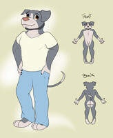 My boyfriend's Fursona Reference