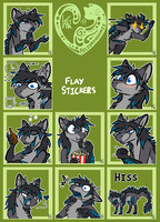 Flay Stickers