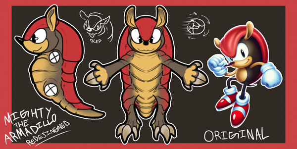 Mighty the Armadillo by Rings1234 -- Fur Affinity [dot] net