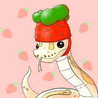 strawberry hat snake