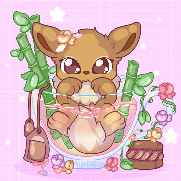 Pokemon - Kawaii Eevee and Pikachu Kid by pikapika212 -- Fur Affinity [dot]  net