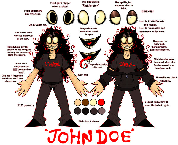 白泉淳 (R.K) on X: #johndoegame Silly doodles soft clay John Doe idea came  from the creator @/mortisfox  / X