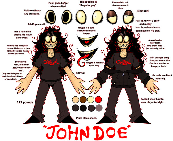 John Doe Ref Updated By Masochistfox Fur Affinity Dot Net 