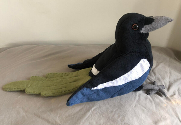 Magpie plush hot sale toy