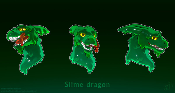 Minecraft slime by 34pokemon -- Fur Affinity [dot] net