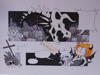 Sample art - mixed media or Halloween style