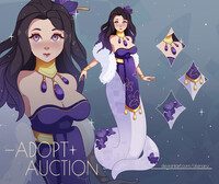 [CLOSED] Adopt Auction - Purple Lady Lamia