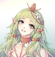 Color sketch commission: Ayumi