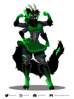 NFSW Official Fighter: Kev Arsenal Wolf by N-S-F-W -- Fur Affinity [dot] net