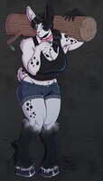 Muscle-Lady Flopsy (by Honey-Bear)