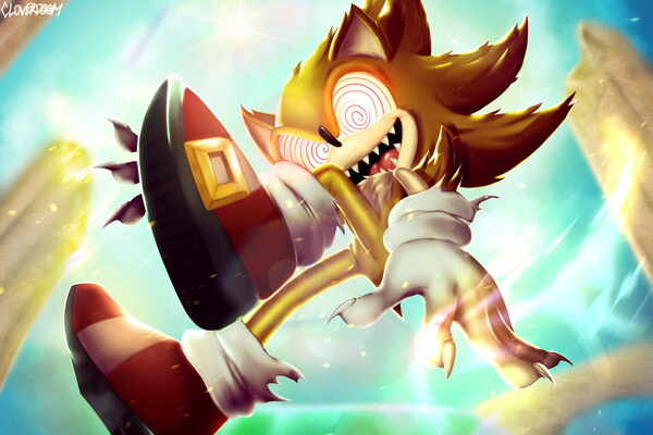 Fleetway Super Sonic by HAJiME -- Fur Affinity [dot] net