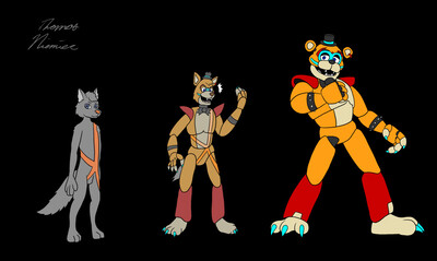 fnaf 2 gang by Blushing_Cactus -- Fur Affinity [dot] net