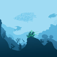 Underwater scape